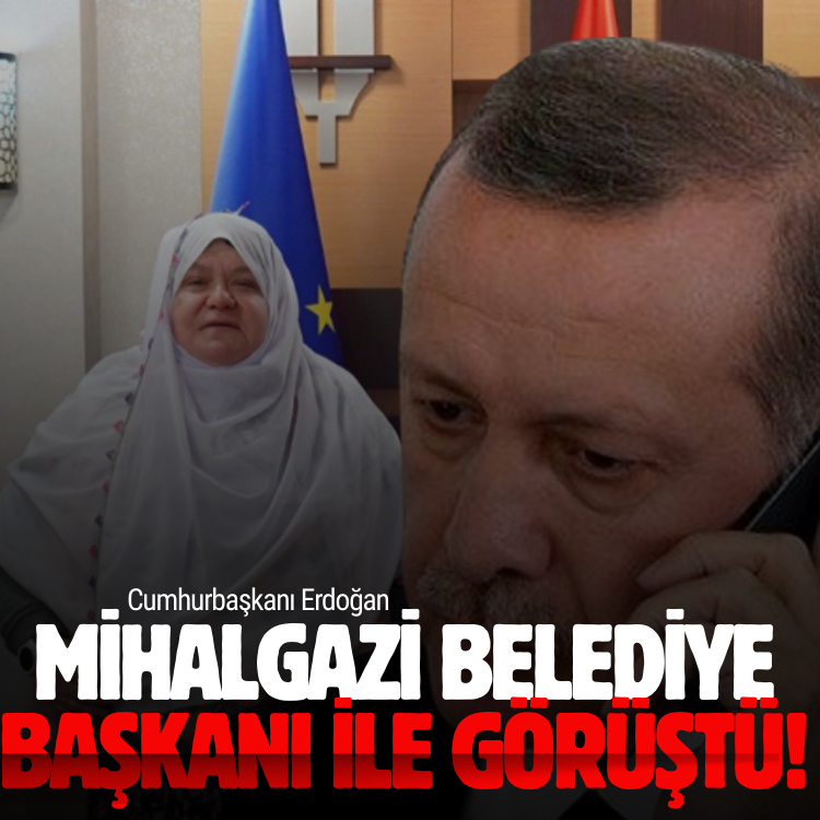 Cumhurbaşkanı Erdoğan Mihalgazi Belediye Başkanı ile görüştü!