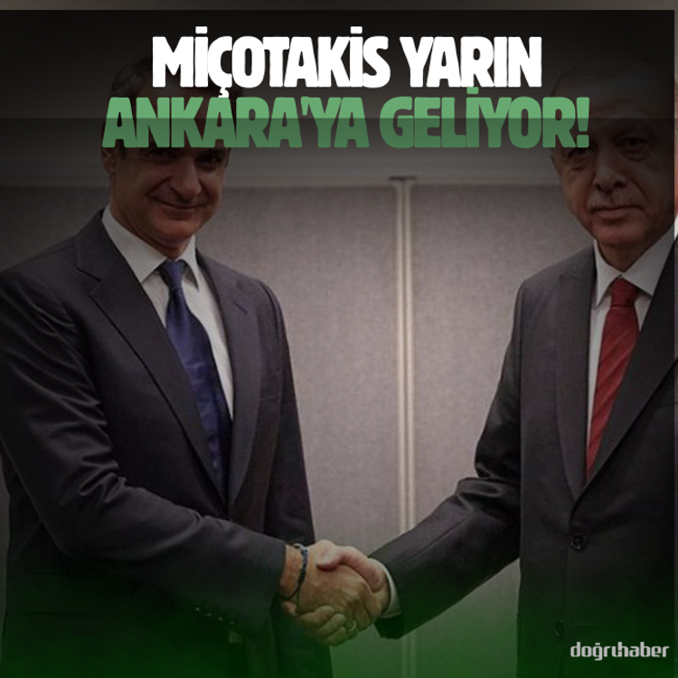 Miçotakis yarın Ankara'ya geliyor!