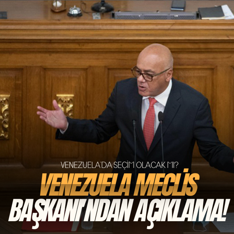 Venezuela'da seçim olacak mı? Venezuela Meclis Başkanı'ndan açıklama!