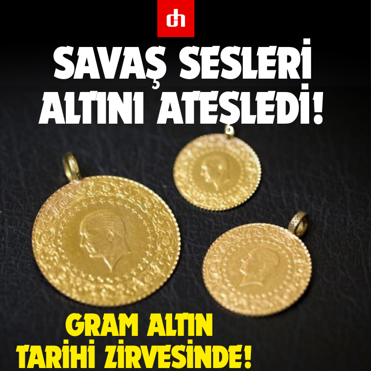 Savaş Sesleri Altını Ateşledi: Gram Altın Tarihi Zirvesinde!