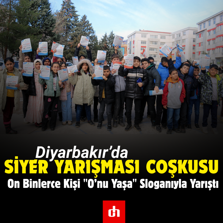 Diyarbakır’da Siyer Yarışması Coşkusu: On Binlerce Kişi "O’nu Yaşa" Sloganıyla Yarıştı