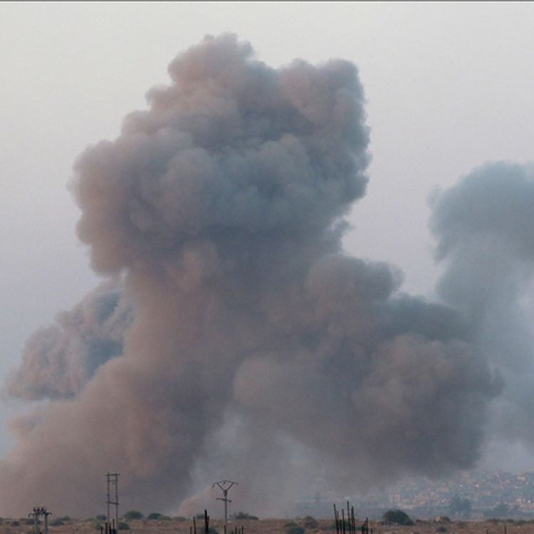 Suriye'nin Kuneytra kırsalına topçu atışı!