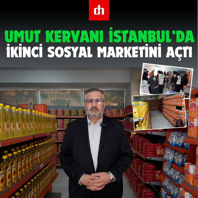 Umut Kervanı İstanbul’da ikinci sosyal marketini açtı