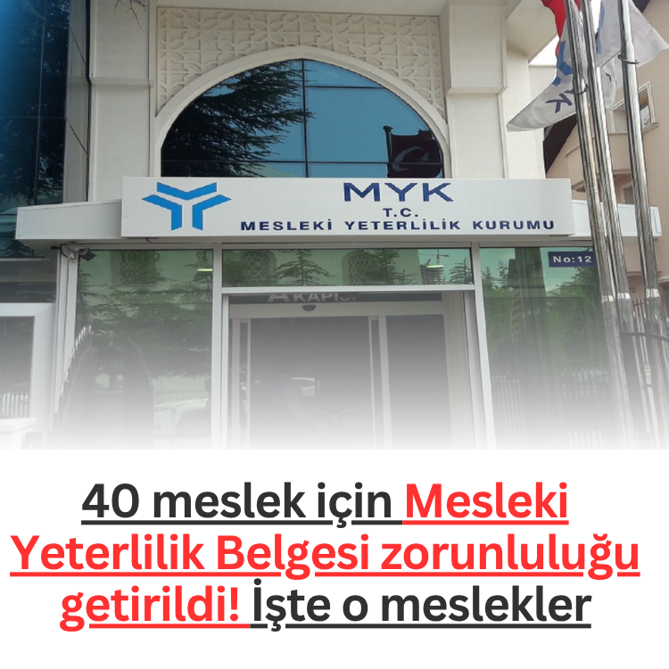40 meslek için Mesleki Yeterlilik Belgesi zorunluluğu getirildi! İşte o meslekler