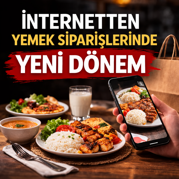 İnternetten yemek siparişlerinde yeni dönem