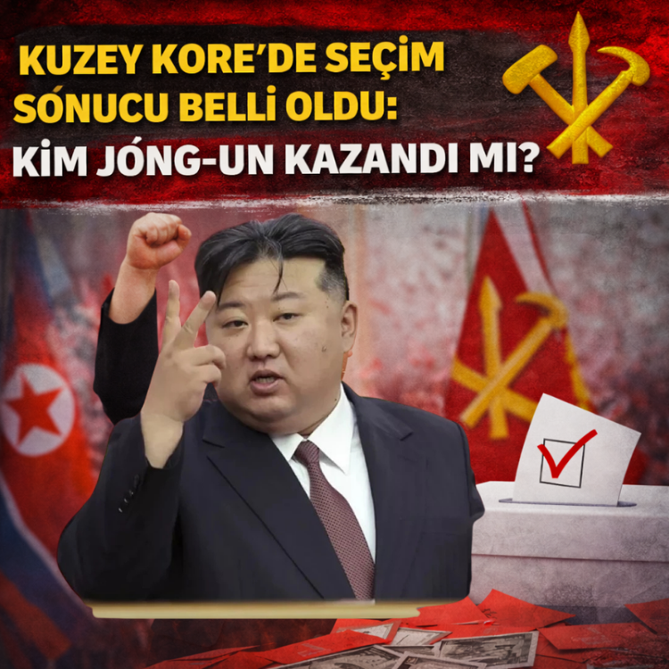 Kuzey Kore'de seçim sonucu belli oldu: Kim Jong-Un kazandı mı?