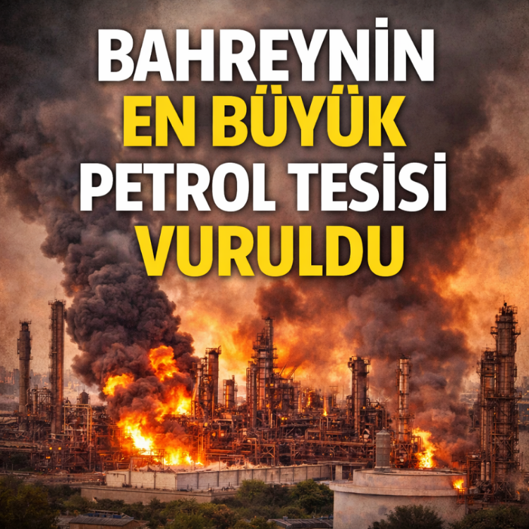 Bahreyn'in en büyük petrol tesis vuruldu: Mücbir sebep ilan edildi
