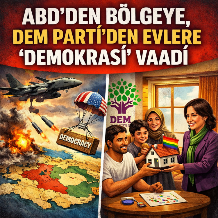 ABD'den bölgeye, DEM Partiden evlere 'demokrasi' vaadi