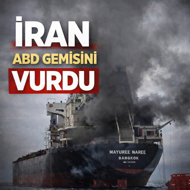 İran ABD gemisini vurdu