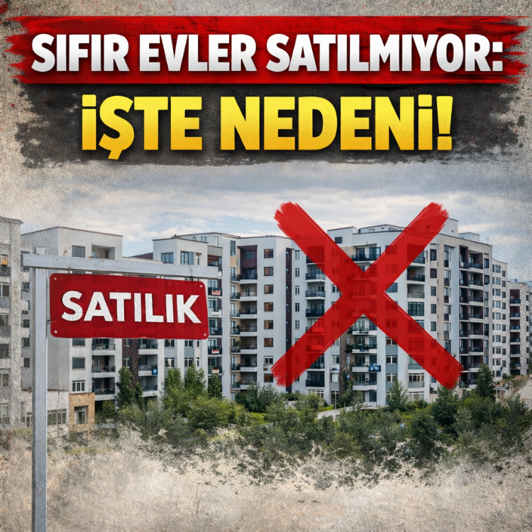 Sıfır evler satılmıyor: İşte nedeni