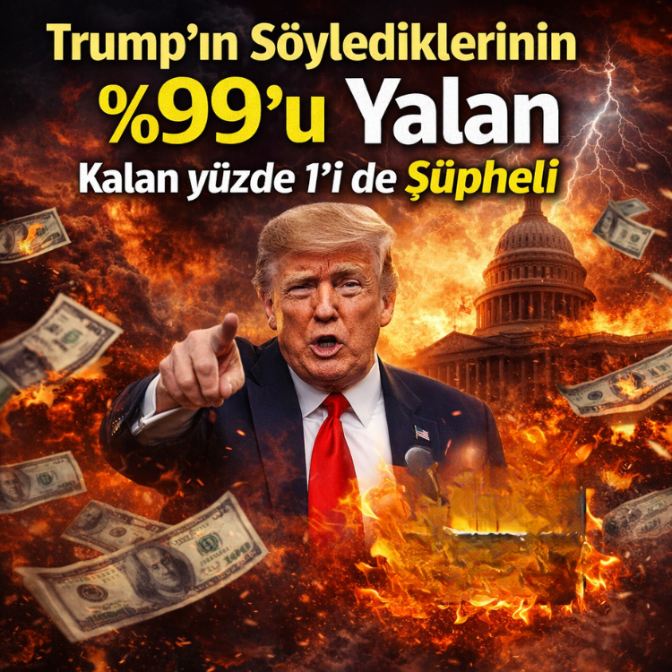 Trump'ın söylediklerinin yüzde 99'u yalan, kalan yüzde 1'i de şüpheli