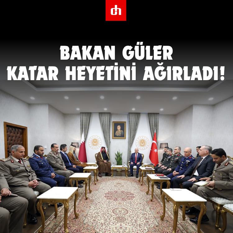 Bakan Güler, Katar Heyetini Ağırladı!