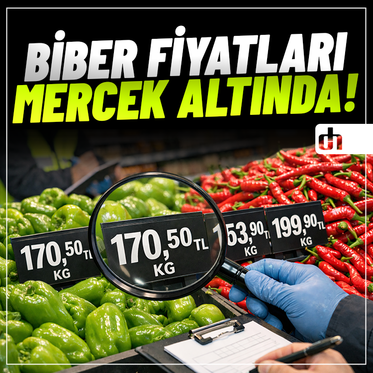 Biber fiyatlarına yönelik denetim başlatıldı