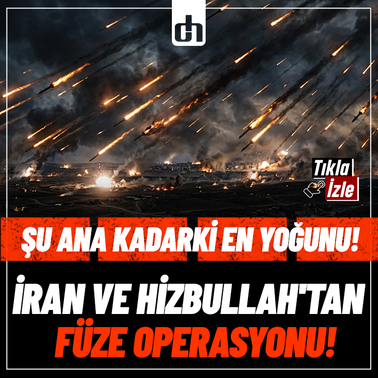 Şu ana kadarki en yoğunu! Hizbullah'tan işgal rejimine füze operasyonu