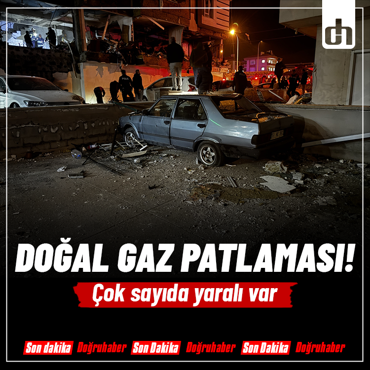 Niğde'de doğal gaz patlaması! Çok sayıda yaralı var