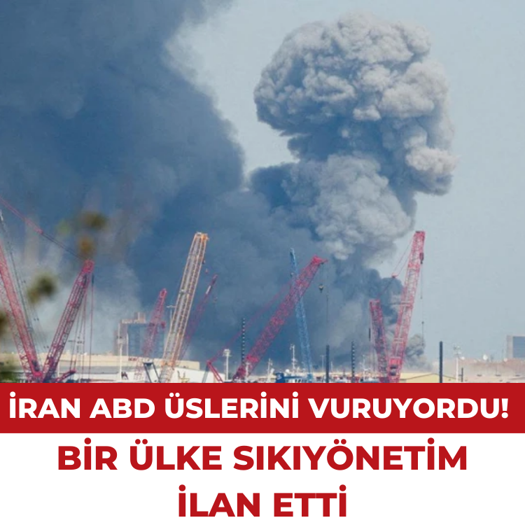 İran ABD üslerini vuruyordu! Bir ülke sıkıyönetim ilan etti