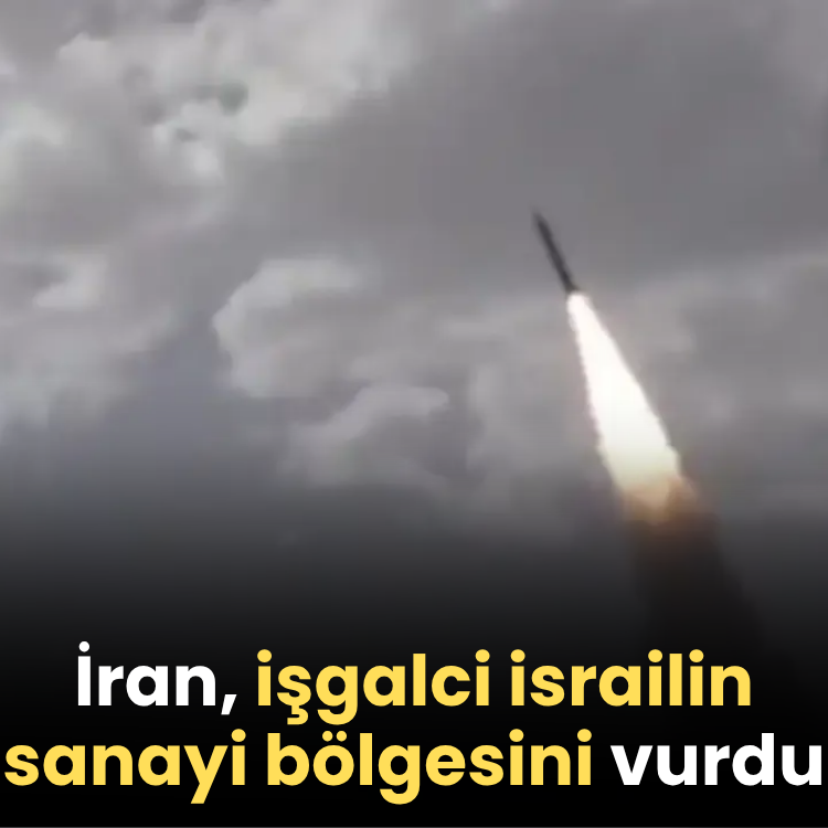 İran, işgalci israilin sanayi bölgesini vurdu