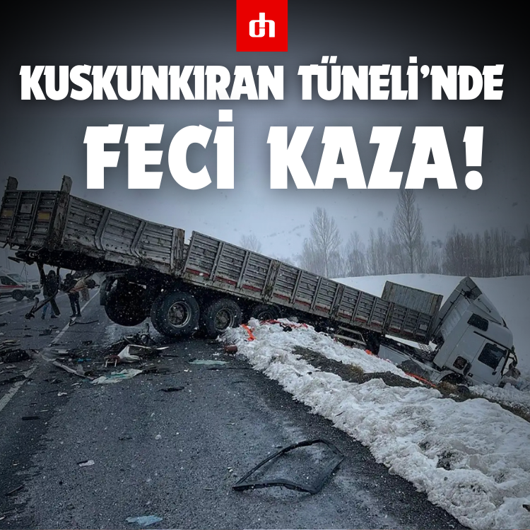 Kuskunkıran Tüneli’nde feci kaza: Çok sayıda ölü ve yaralı var...