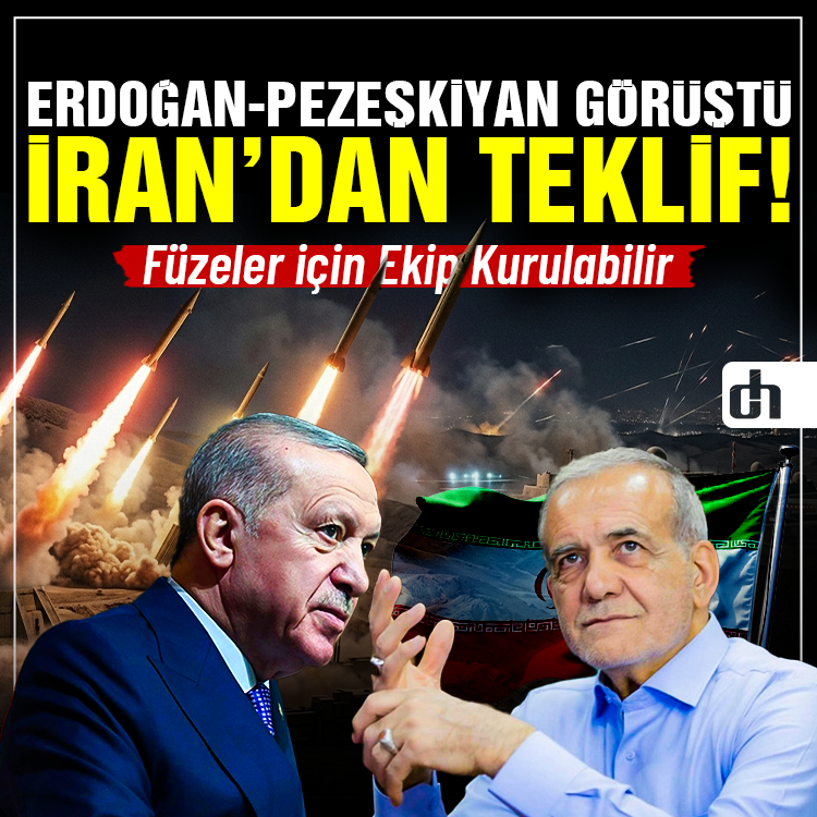 Erdoğan, Pezeşkiyan ile görüştü: Füzeler için özel ekip kurulabilir!