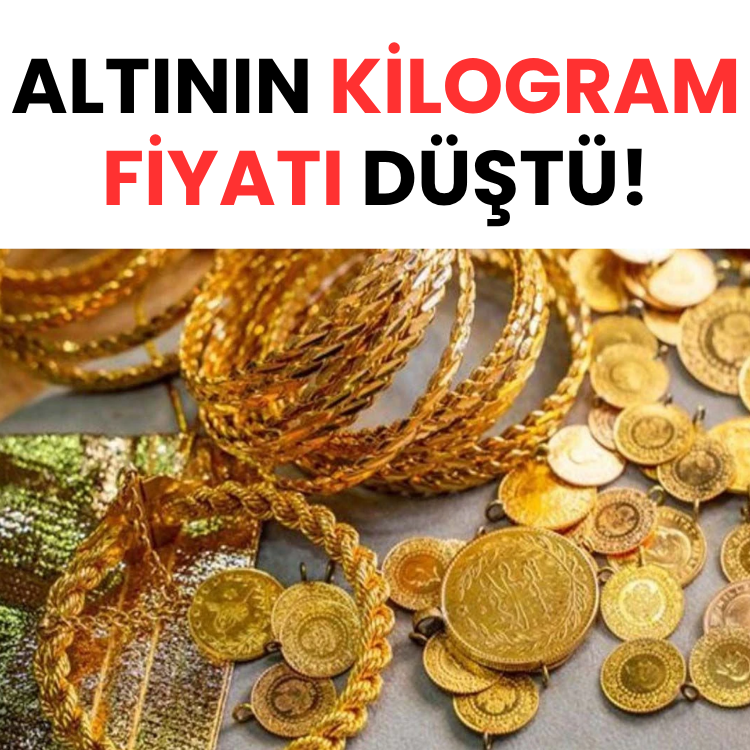 Altının kilogram fiyatı düştü!
