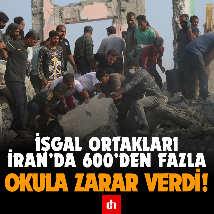 İşgal Ortakları İran’da 600’den Fazla Okula Zarar Verdi!