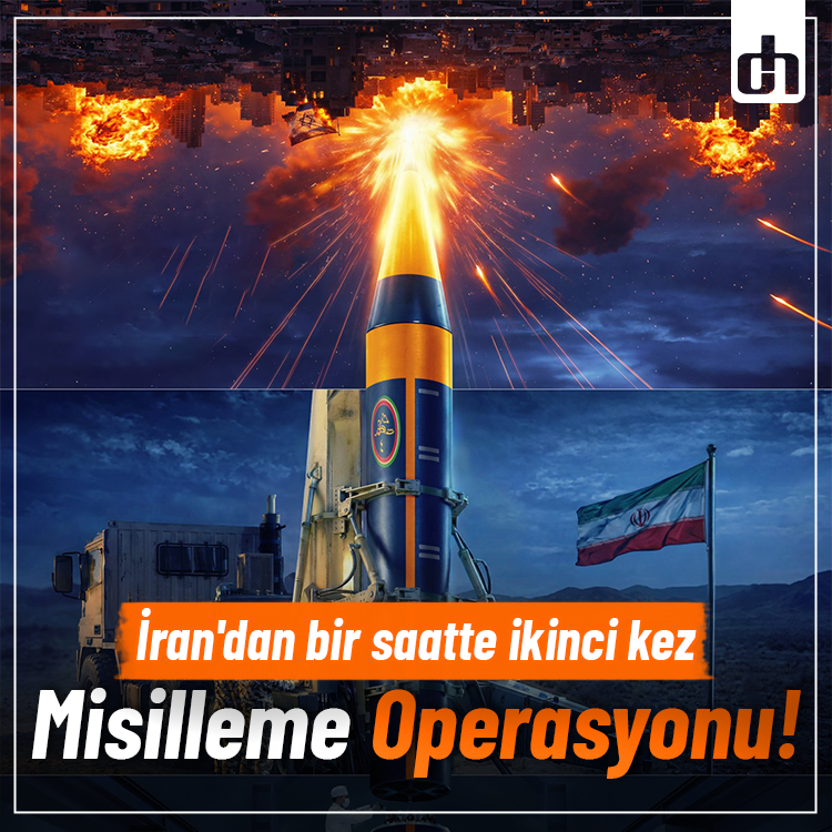 İran'dan bir saatte ikinci kez misilleme operasyonu!