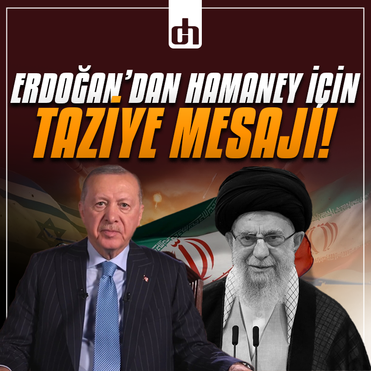 Erdoğan'dan Hamaney için taziye mesajı!