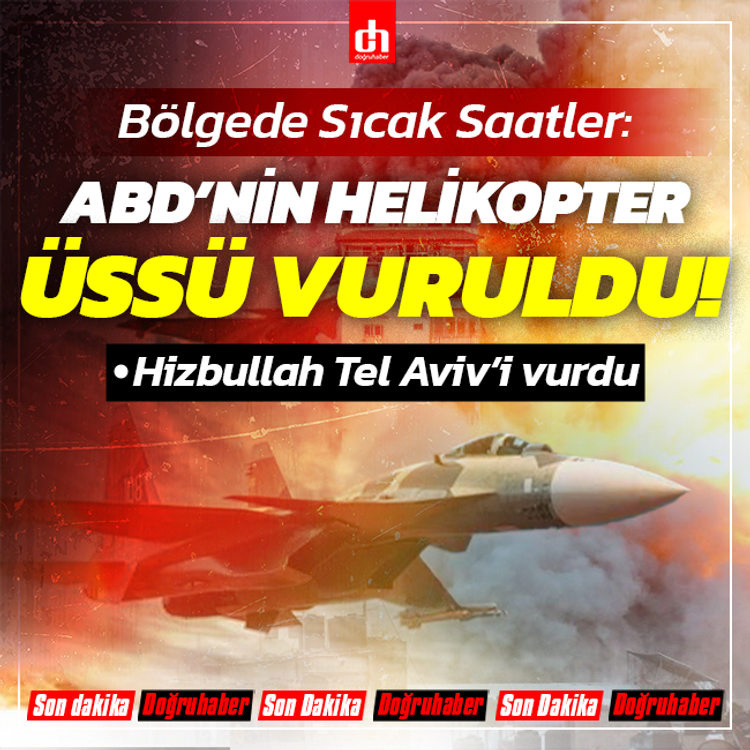 Bölgede Sıcak Saatler: İran ABD'ye Ait Helikopter Üssünü Vurdu!
