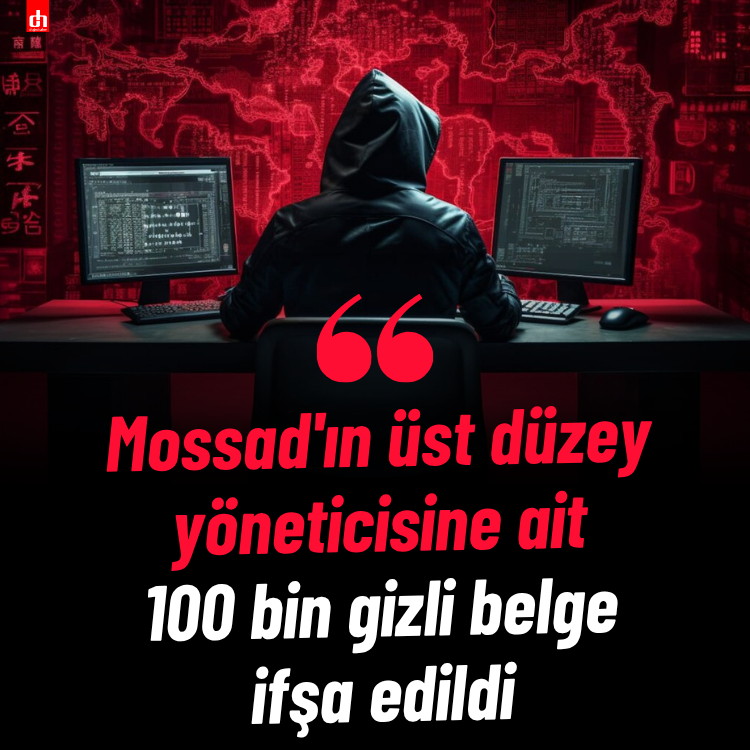 Mossad'ın üst düzey yöneticisine ait 100 bin gizli belge ifşa edildi