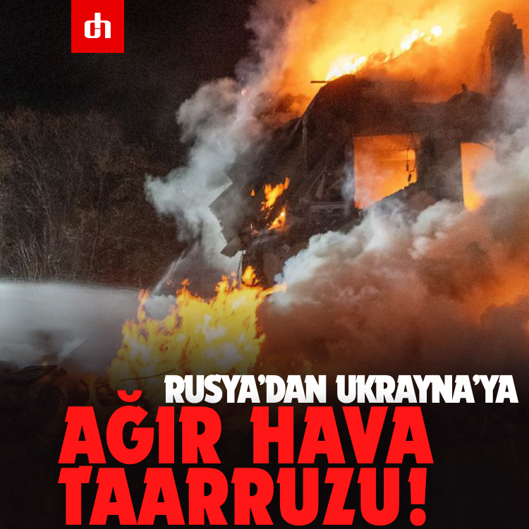 Rusya’dan Ukrayna’ya Ağır Hava Taarruzu!