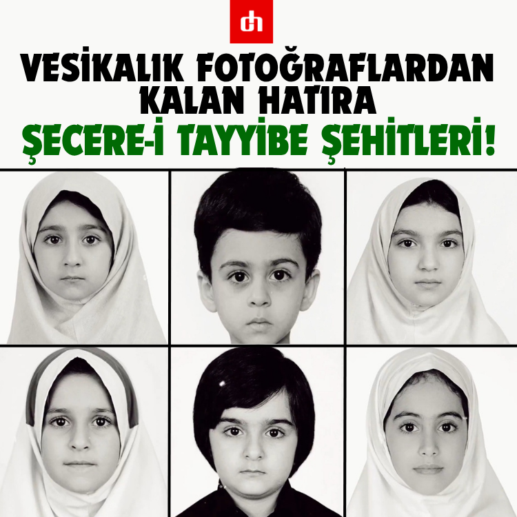 Vesikalık fotoğraflardan kalan hatıra: Şecere-i Tayyibe şehitleri!