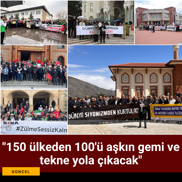 "150 ülkeden 100'ü aşkın gemi ve tekne yola çıkacak"