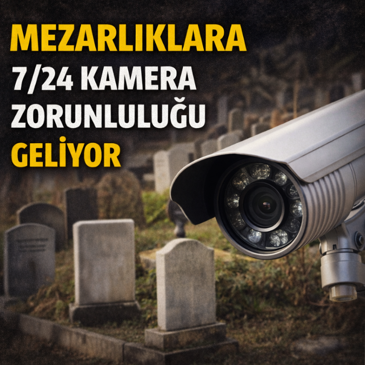 Mezarlıklara 7/24 kamera zorunluluğu geliyor
