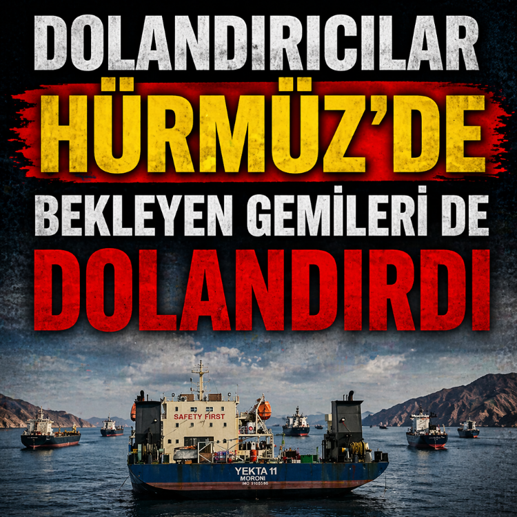 Dolandırıcılar Hürmüz'de bekleyen gemileri de dolandırdı