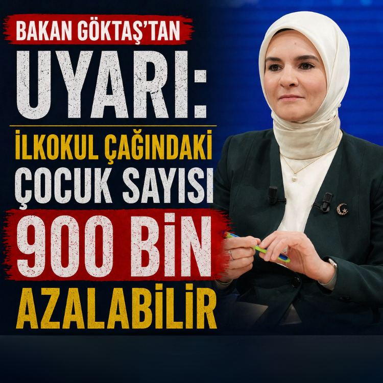Bakan Göktaş’tan uyarı: İlkokul çağındaki çocuk sayısı 900 bin azalabilir