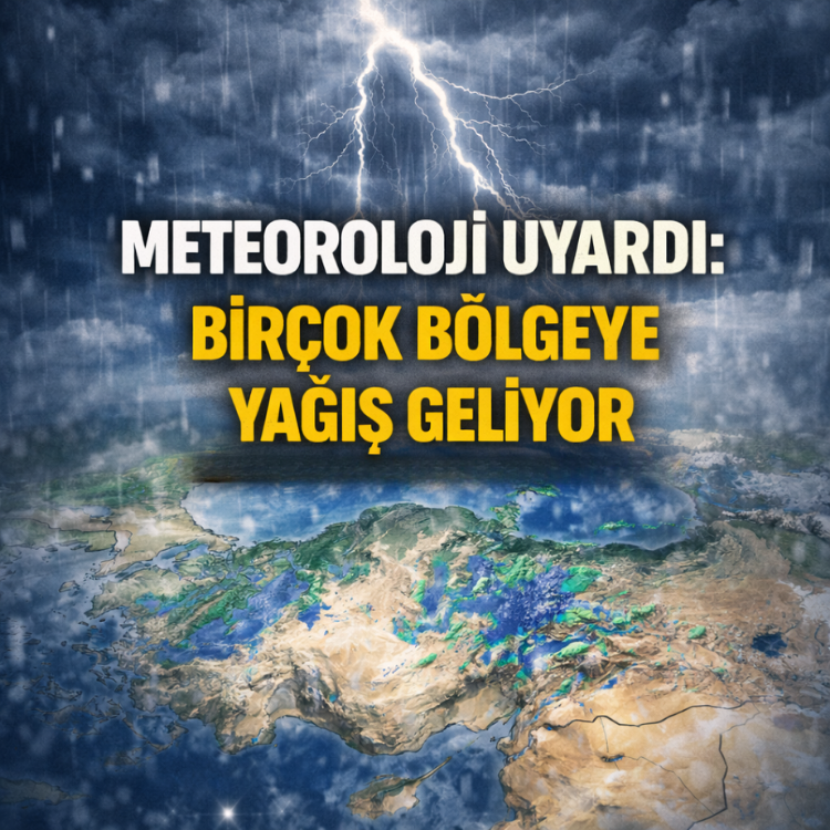 Meteoroloji uyardı: Birçok bölgeye yağış geliyor