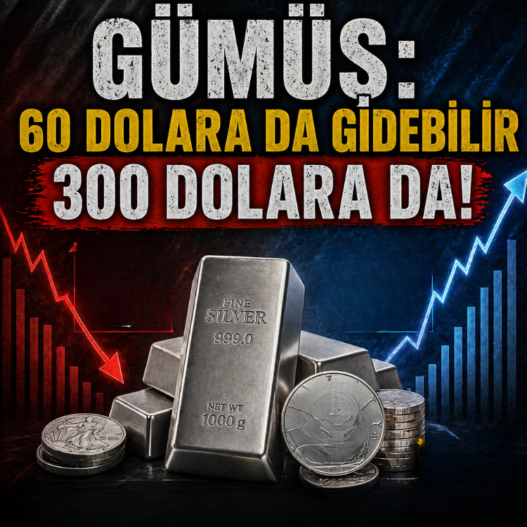 Gümüş: 60 dolara da gidebilir 300 dolara da