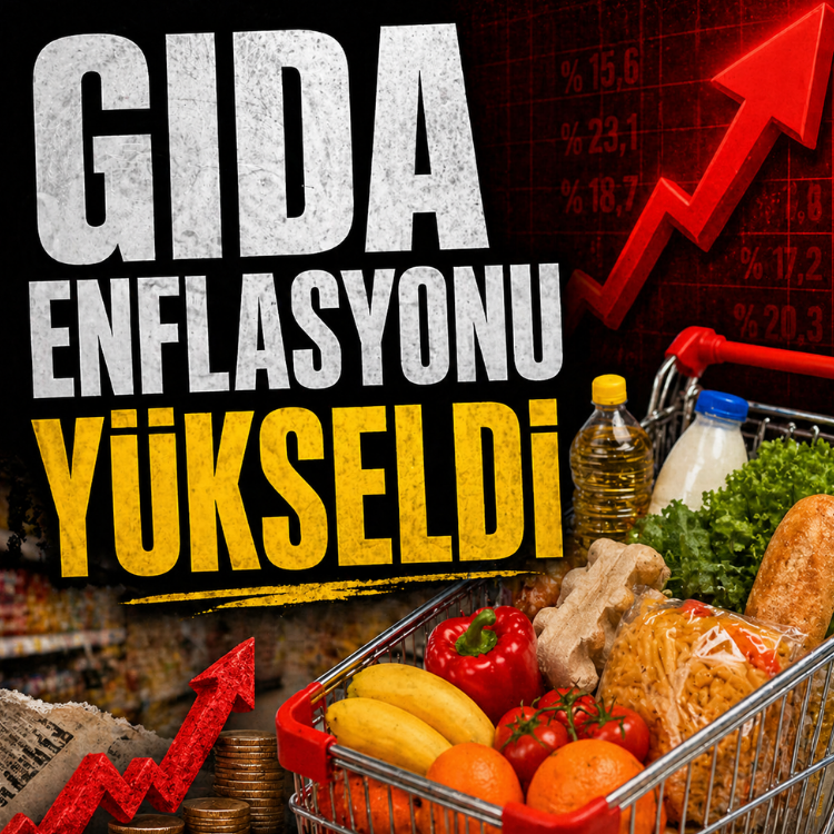 Gıda enflasyonu yükseldi