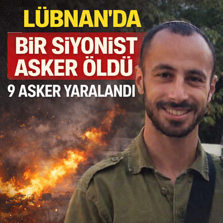 Lübnan'da bir siyonist asker öldü, 9 asker yaralandı
