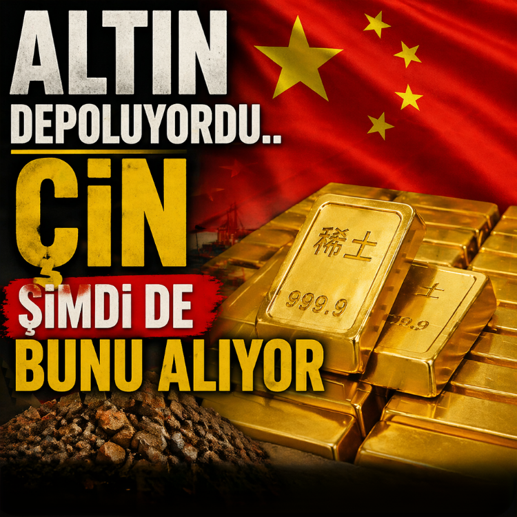 Altın depoluyordu.. Çin şimdi de bunu alıyor