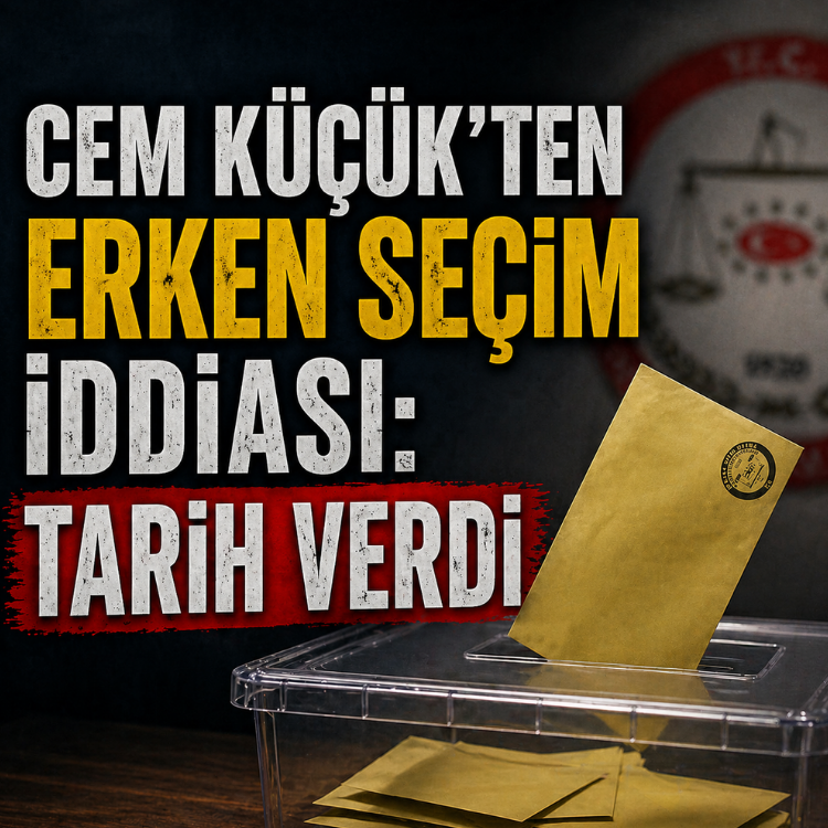 Cem Küçük'ten erken seçim iddiası: Tarih verdi