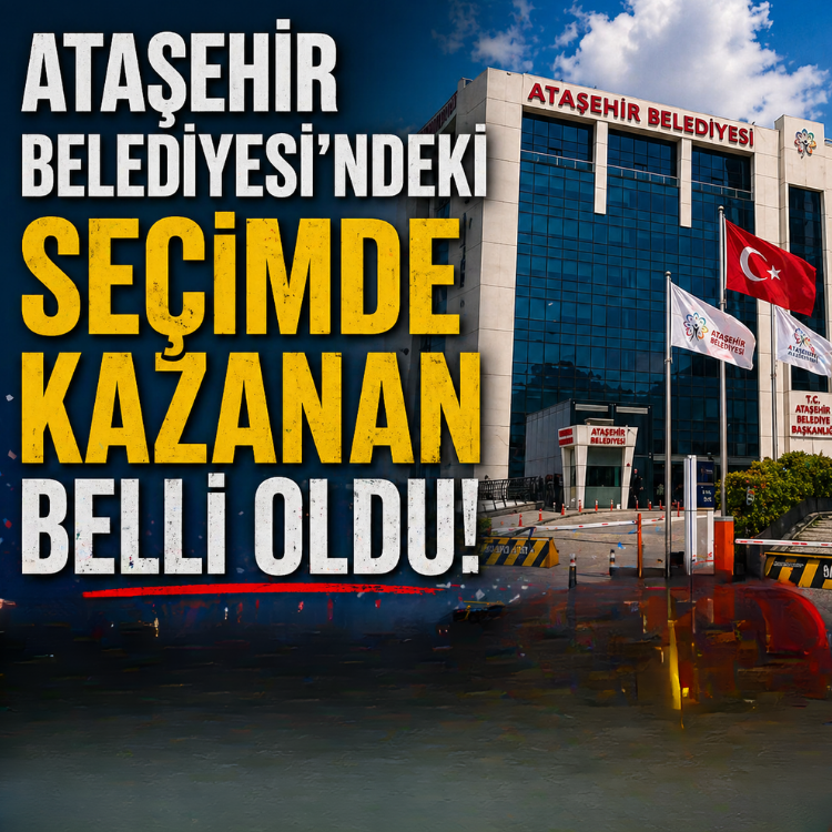 Ataşehir Belediyesi'ndeki seçimde kazanan belli oldu