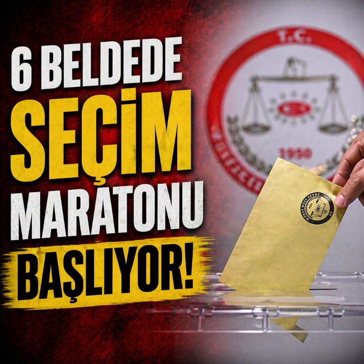 6 beldede seçim maratonu başlıyor