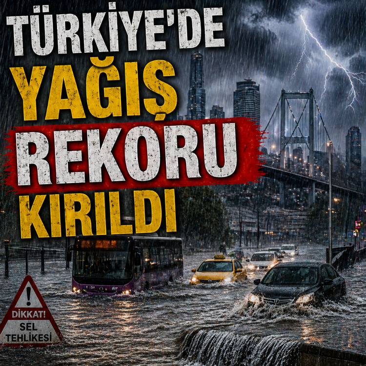 Türkiye’de yağış rekoru kırıldı