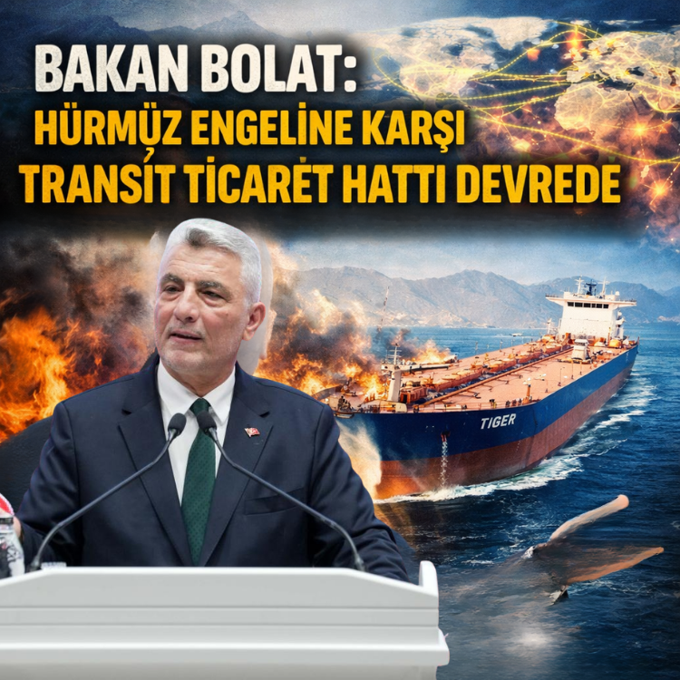 Bakan Bolat: Hürmüz engeline karşı transit ticaret hattı devrede