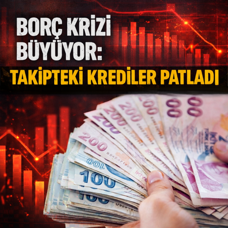 Borç krizi büyüyor: Takipteki krediler patladı