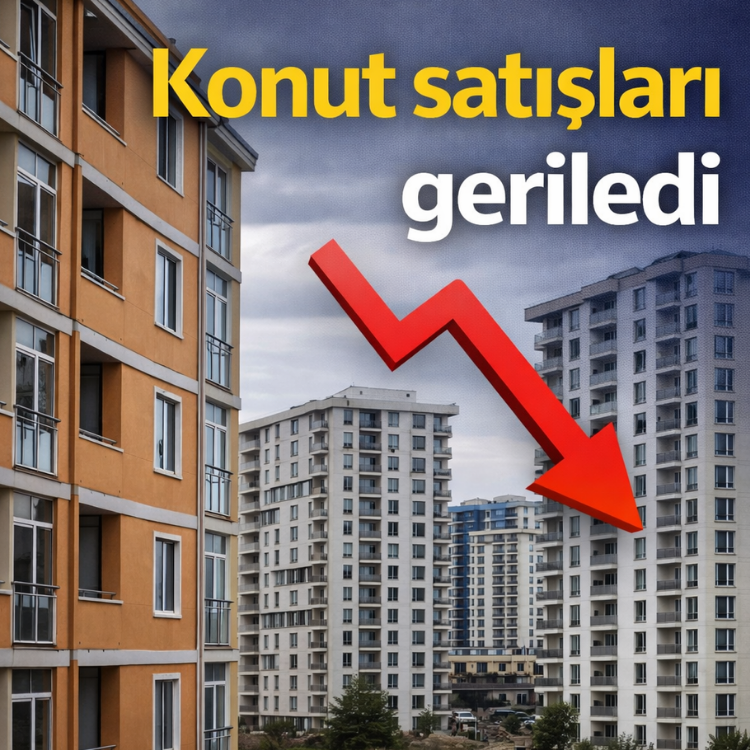 Konut satışları geriledi