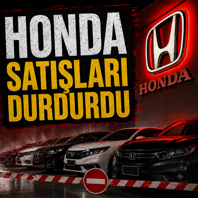 Honda satışları durdurdu