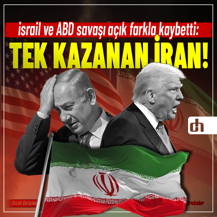 israil ve ABD savaşı açık farkla kaybetti: Tek kazanan İran!