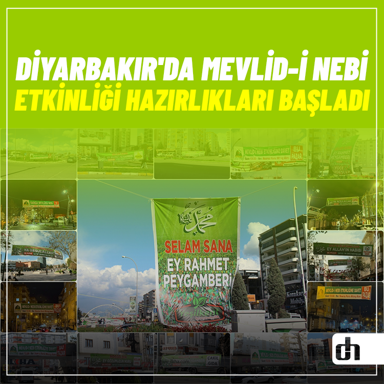 Diyarbakır'da Mevlid-i Nebi etkinliği hazırlıkları başladı